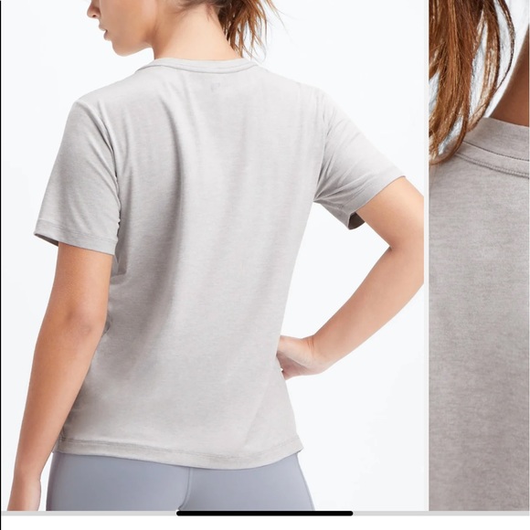 Heather Grey Workout Tee by Fabletics - Picture 2 of 6